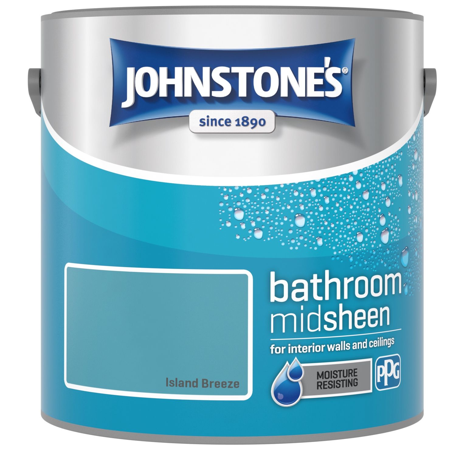 Johnstones bathroom 2.5 lit  mid-sheen island breeze