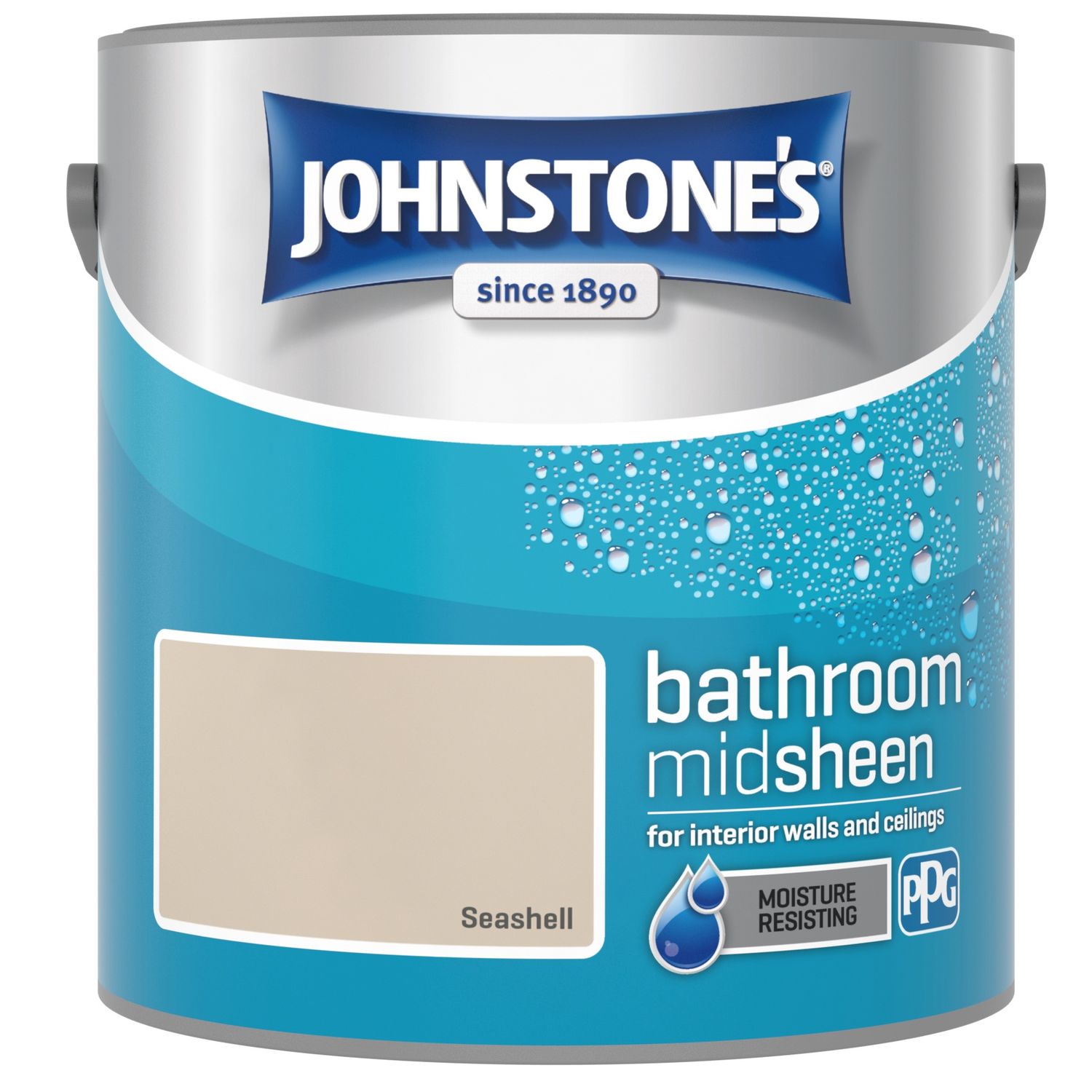 Johnstones bathroom 2.5 lit mid- sheen seashell