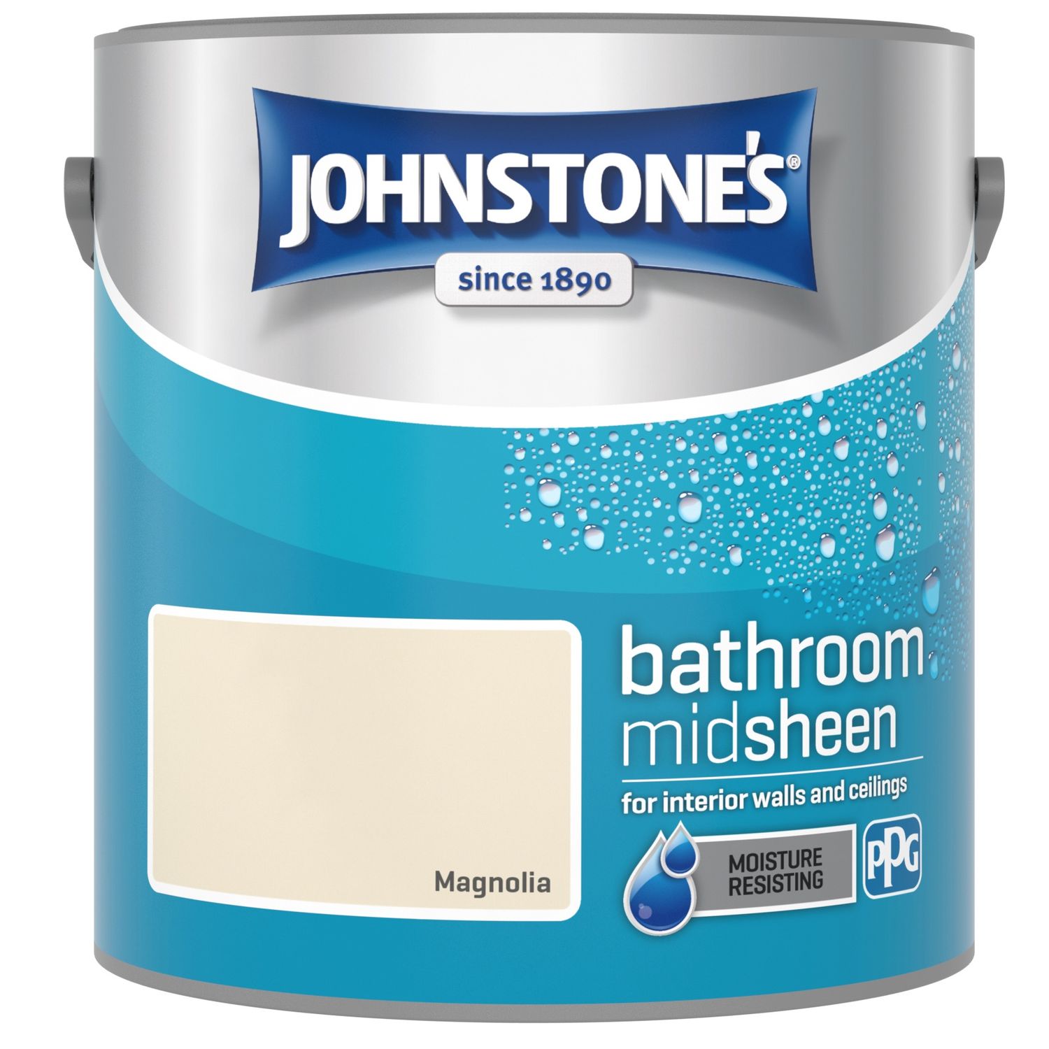 Johnstones bathroom 2.5 lit mid-sheen magnolia