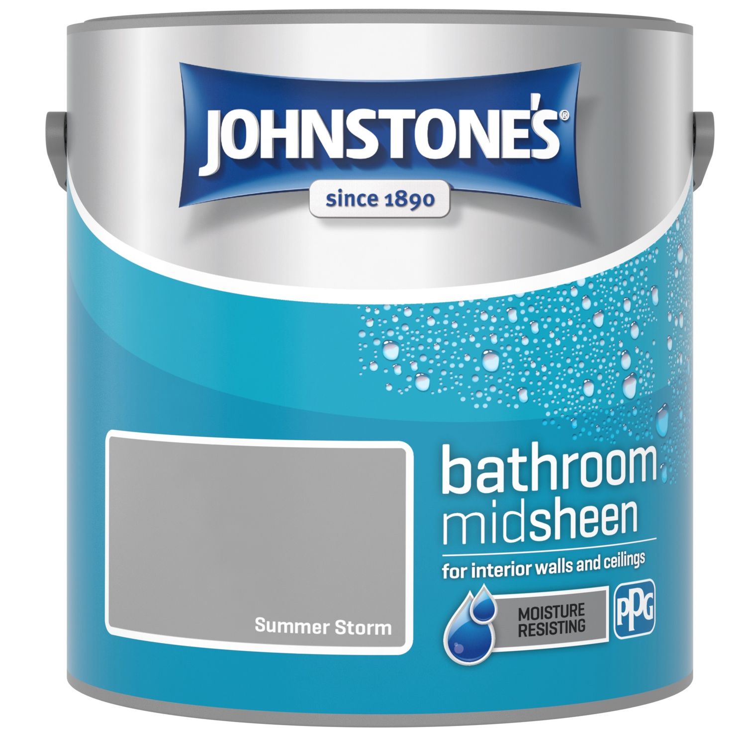 Johnstones bathroom 2.5lit mid- sheen summer storm