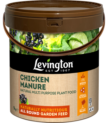 LEVINGTON CHICKEN MANURE 9KG TUB