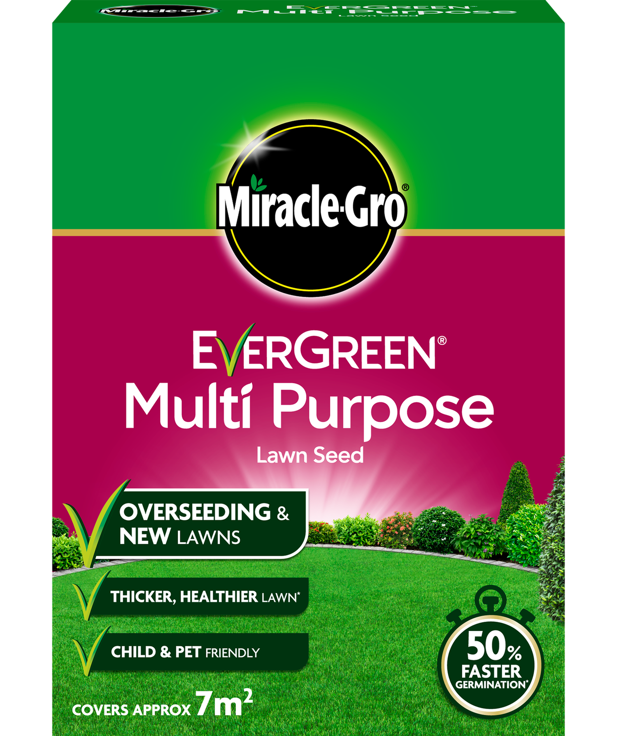 EVERGREEN M/PURP GRASS SEED 210G