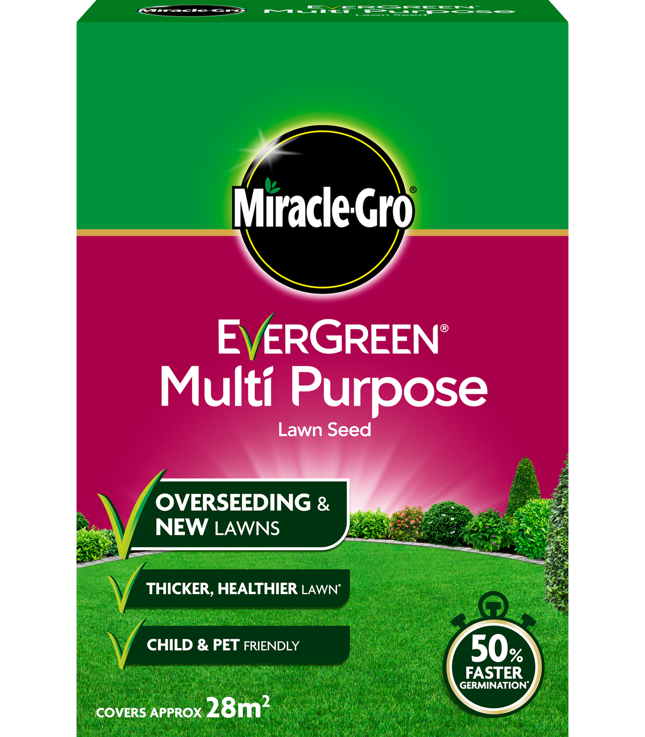 EVERGREEN M/PURP GRASS SEED 840G