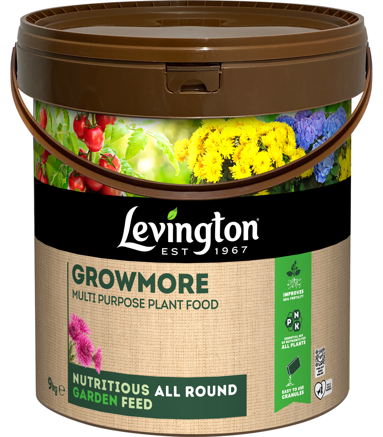 Levington Growmore 9kg Tub 121078