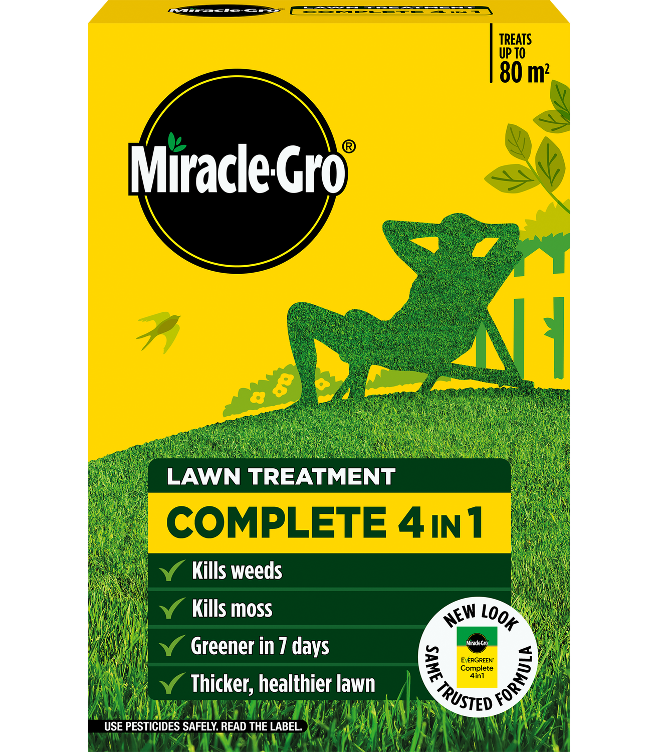 MIRACLE GRO EVERGREEN COMPLETE 80M2+25% EXTRA FREE