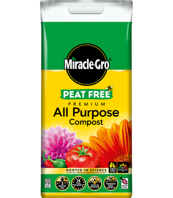 MIRACLE GRO ALL PURPOSE PEAT FREE COMPOST