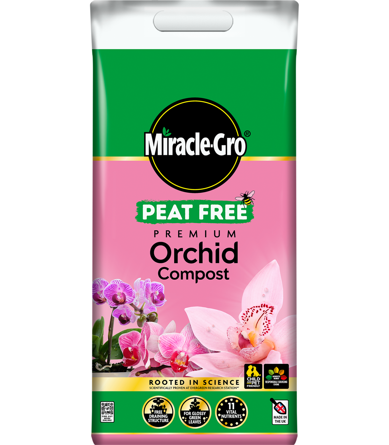 Miracle Gro Orchid Compost Peat Free 10L