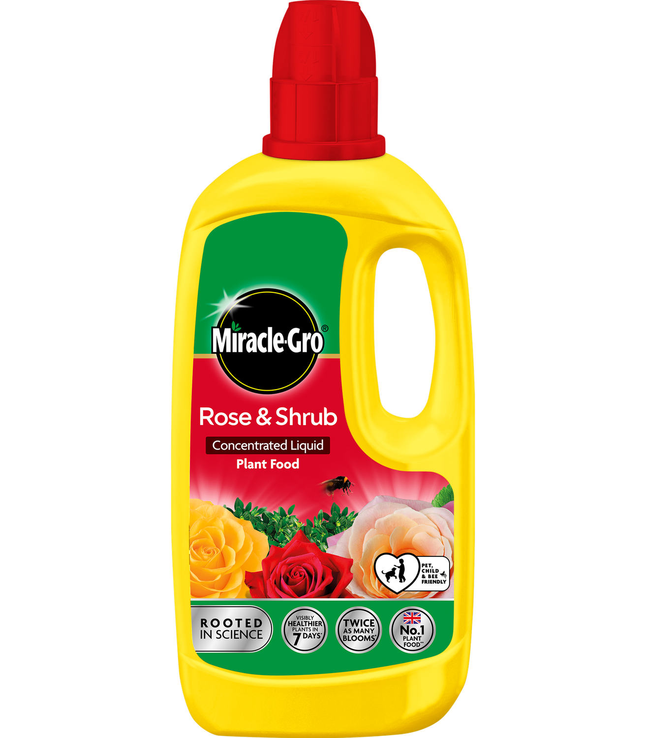 MIRACLE GRO ROSE &amp; SHRUB LIQUID 800ML