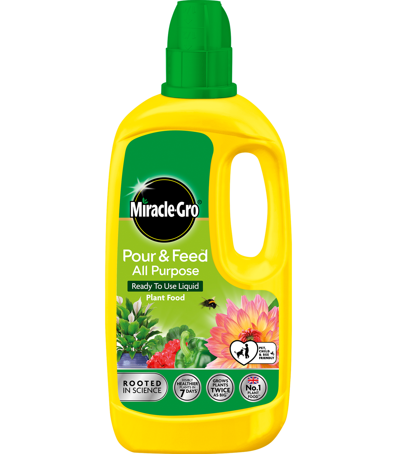 MIRACLE GRO POUR &amp; FEED PLANT FOOD 1LT