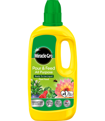 MIRACLE GRO POUR &amp; FEED PLANT FOOD 1LT