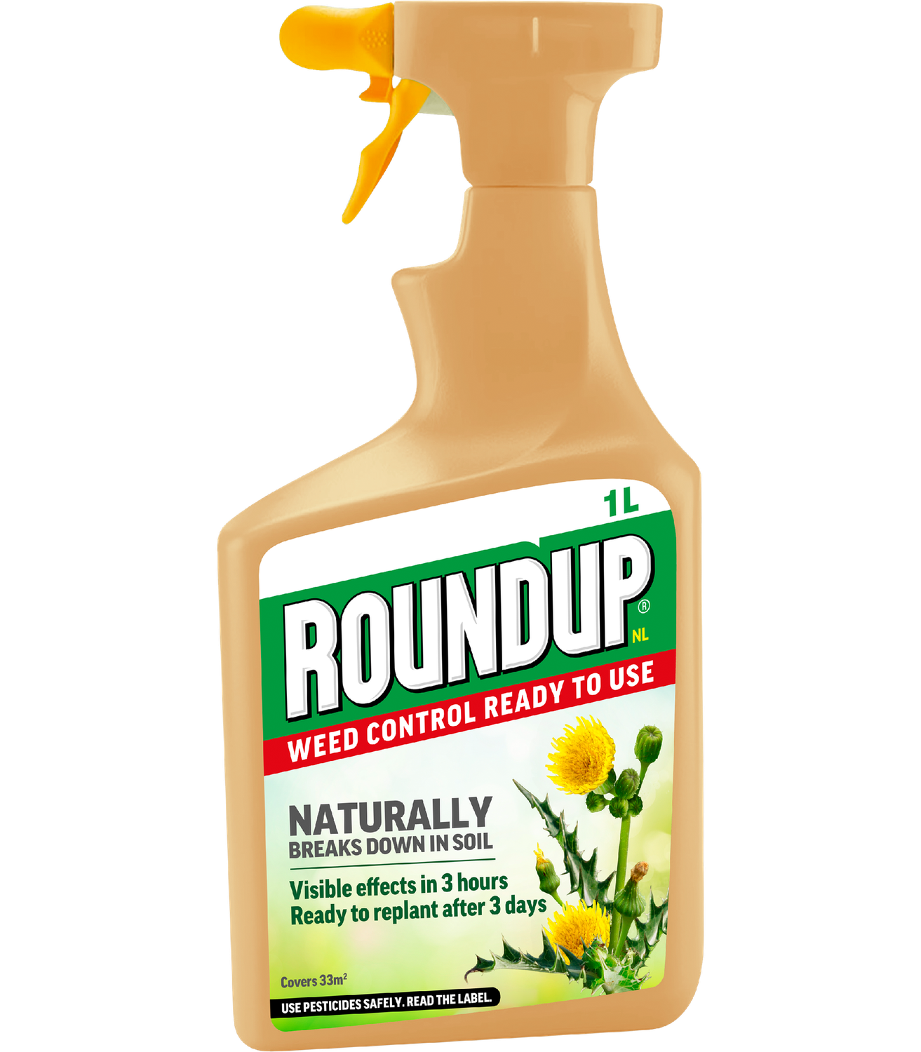 ROUNDUP NATURAL WEED CONTROL RTU 1LT