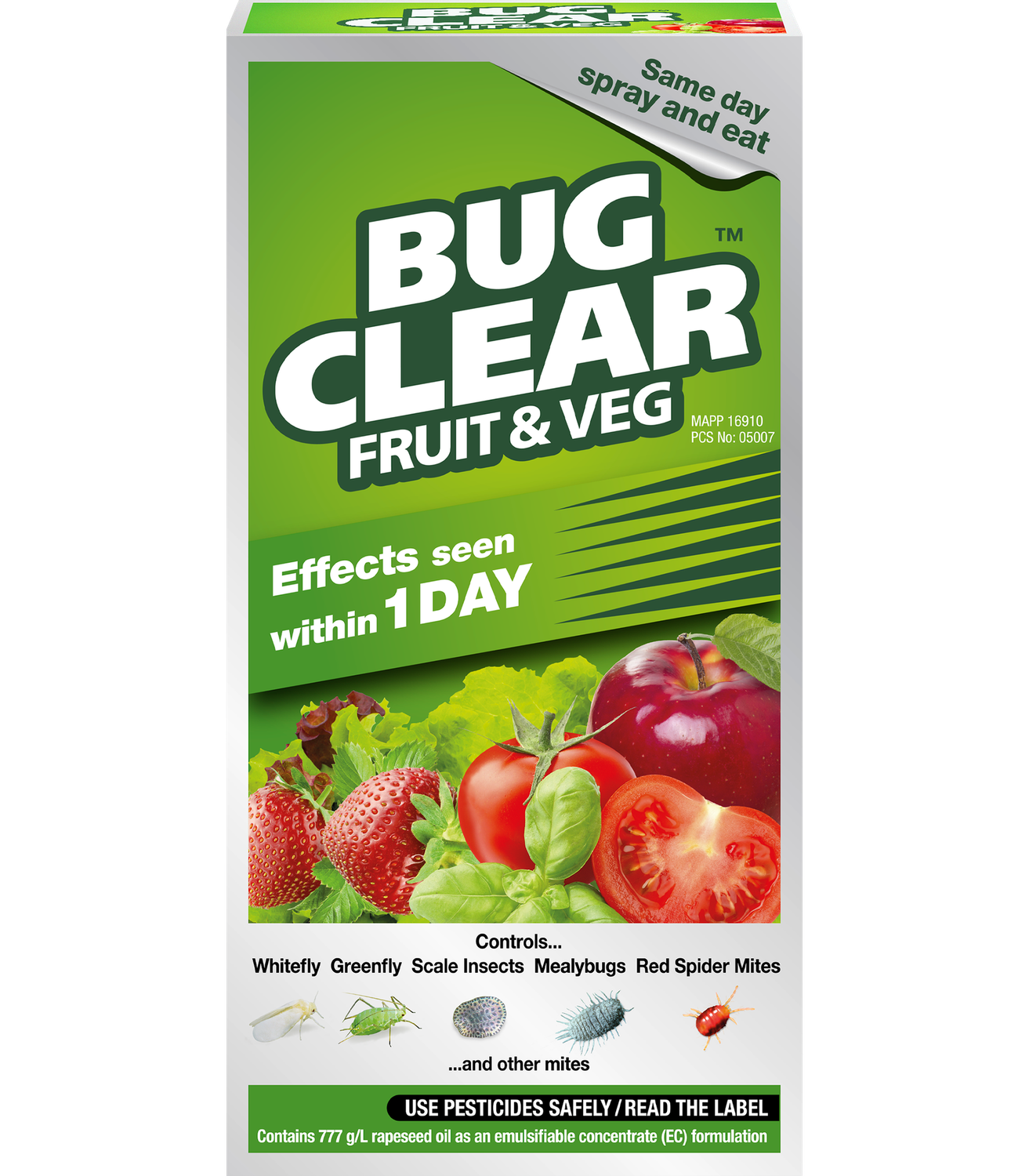 BUG CLEAR FRUIT &amp; VEG 250ML