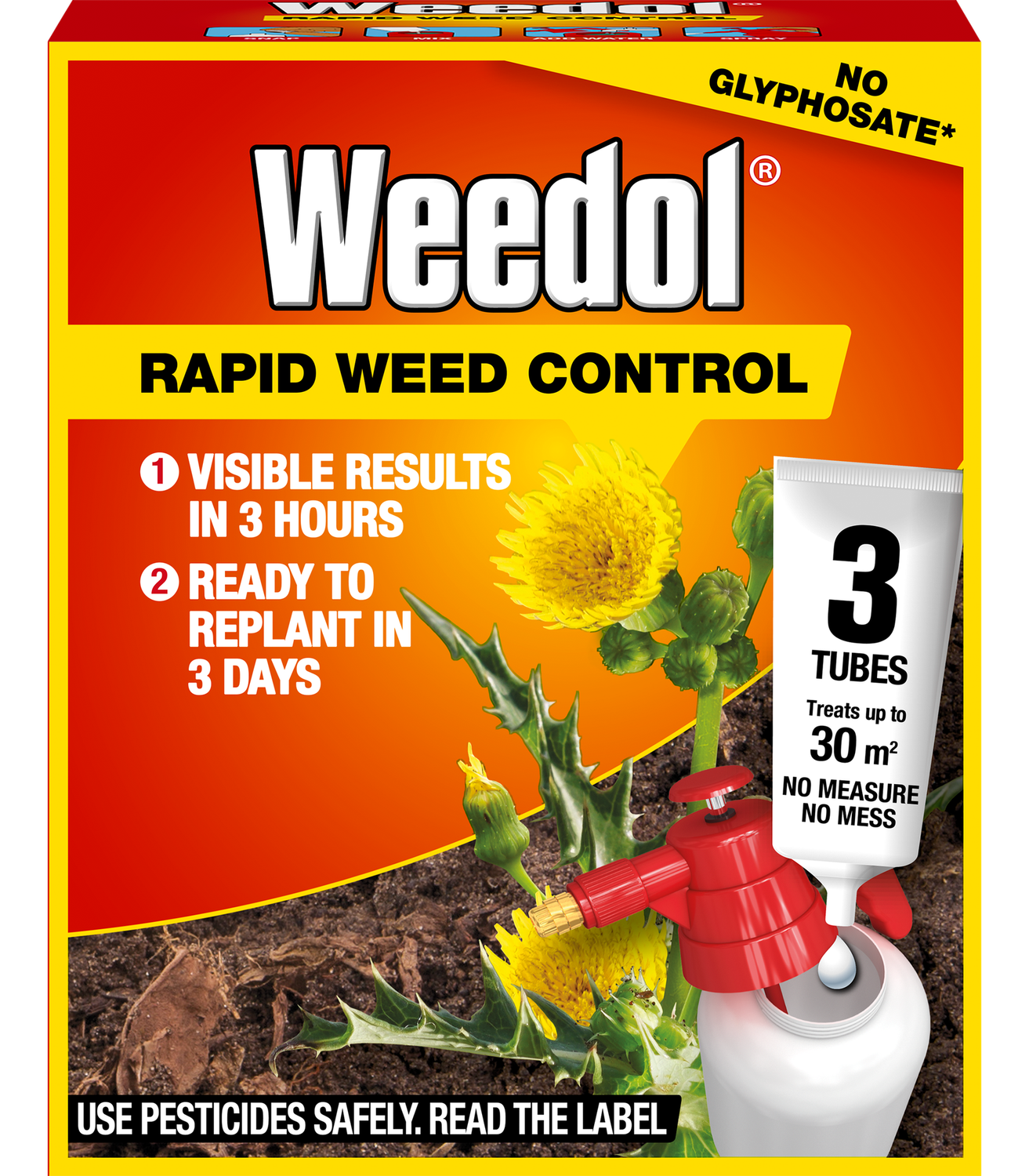Weedol Rapid Weed Control 3 Tubes