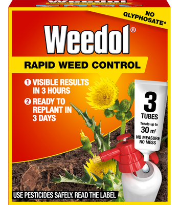Weedol Rapid Weed Control 3 Tubes