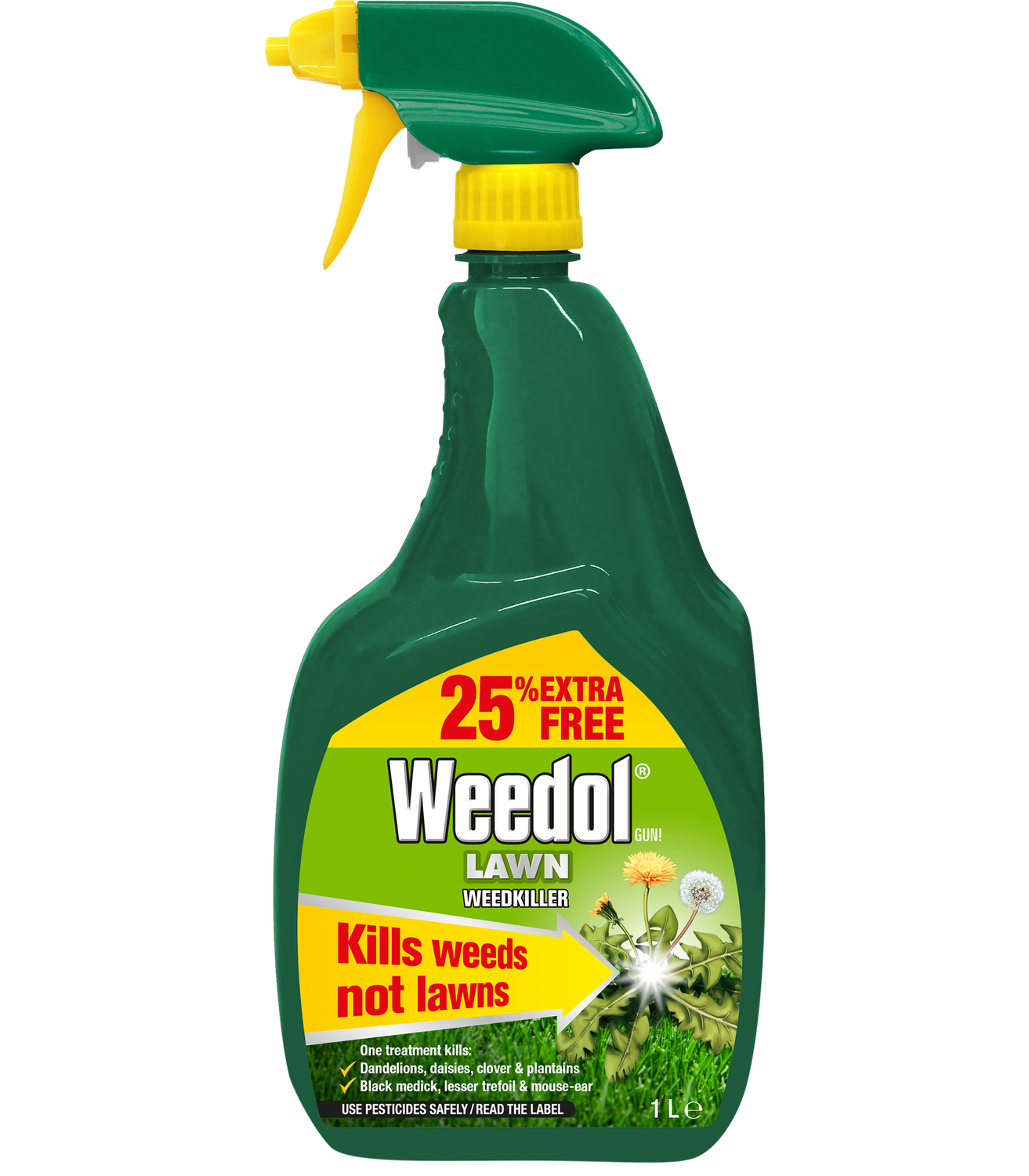 WEEDOL LAWN WEEDKILLER GUN 1LT