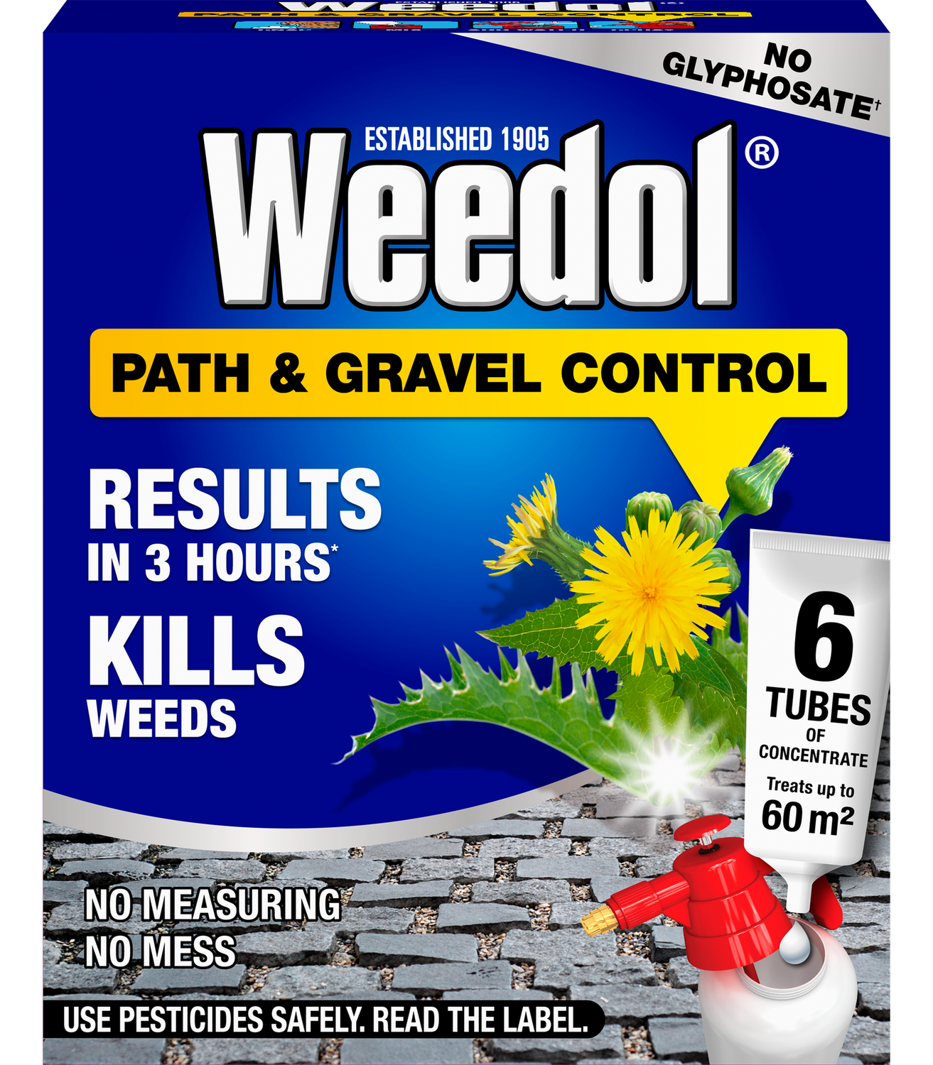 Weedol path 6 tubes box