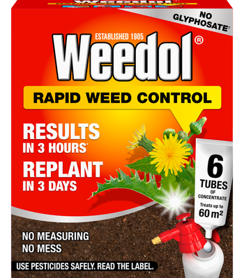 Weedol Rapid Weed Control 6 Tube