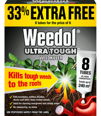 WEEDOL ULTRATOUGH WEEDKILLER 8 TUBES