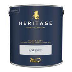DULUX HERITAGE MATT LEAD WHITE 2.5L