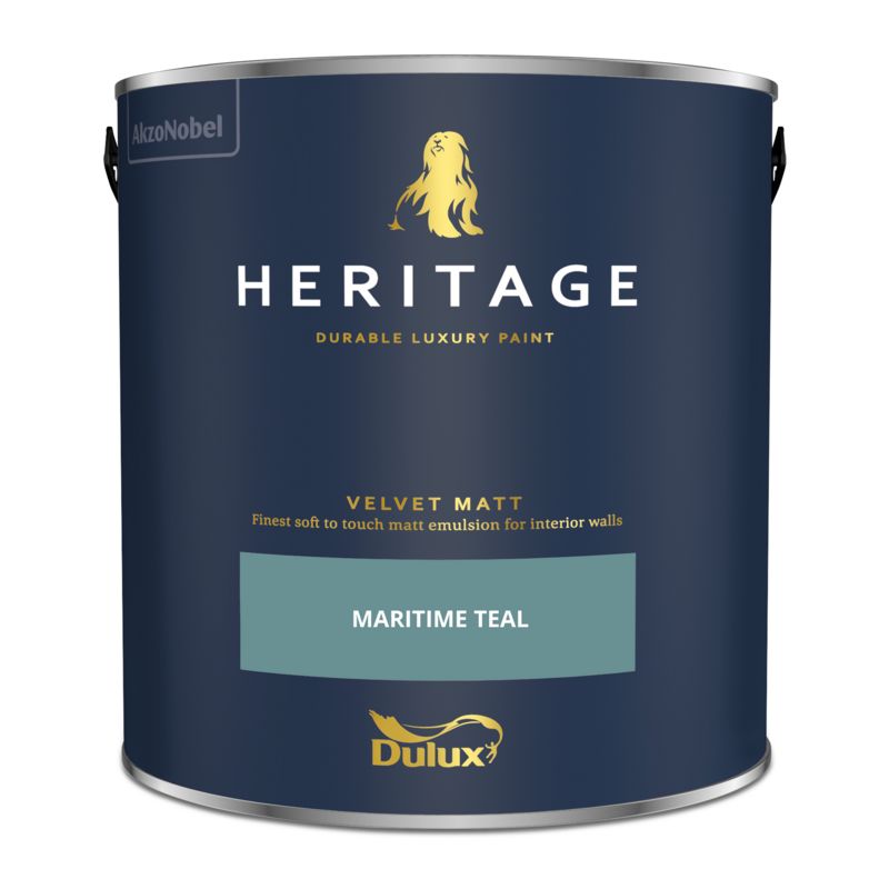 DULUX HERITAGE MATT MARITIME TEAL 2.5L
