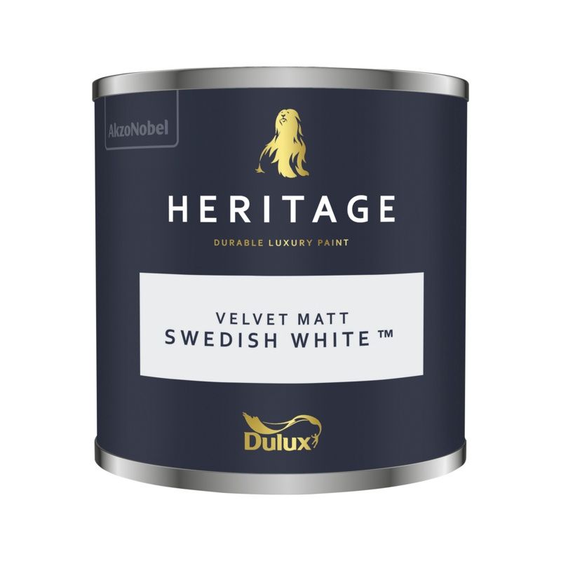 DULUX  HERITAGE TESTER SWEDISH WHITE 125ML