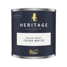 DULUX  HERITAGE TESTER CHINA WHITE 125ML