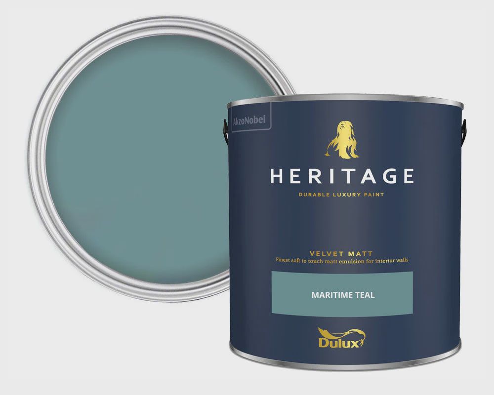 DULUX HERITAGE  EGGSHELL MARITIME TEAL 750ML