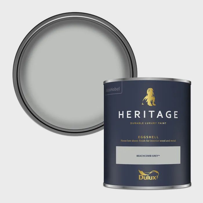 DULUX HERITAGE EGGSHELL BEACHCOMB GREY 750ML