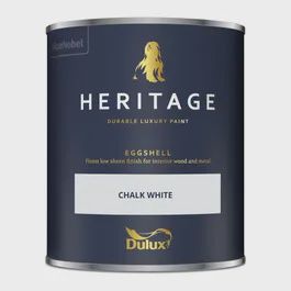 DULUX HERITAGE EGGSHELL CHALK WHITE 750ML