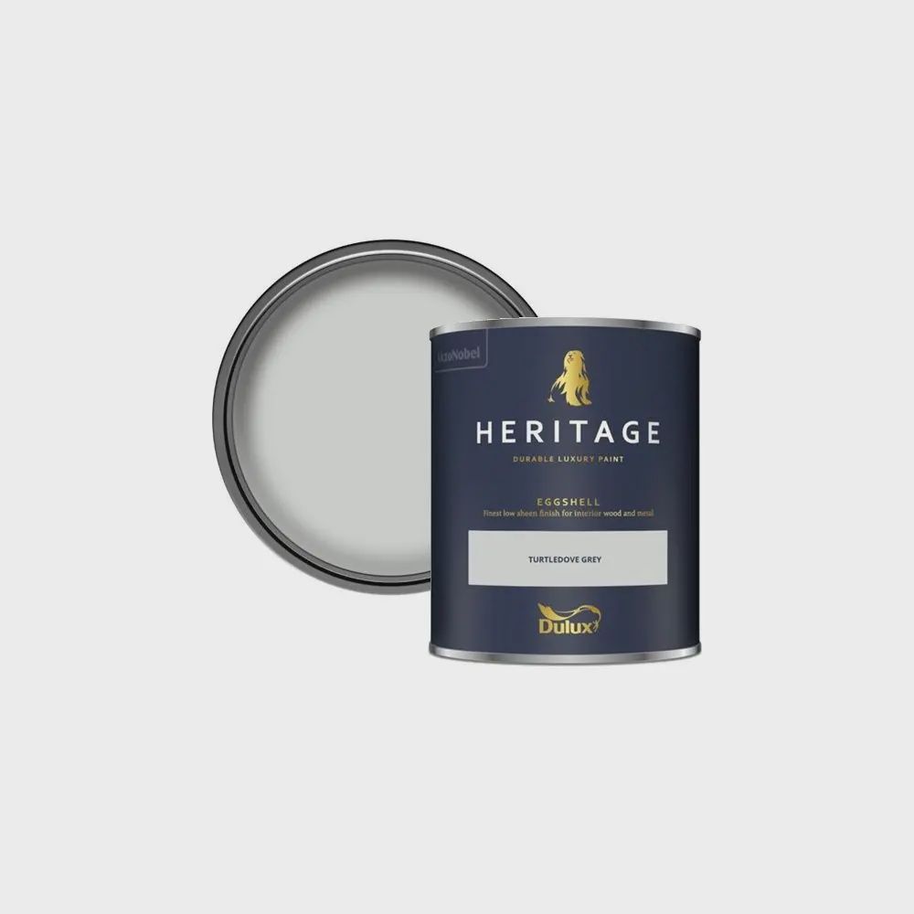 DULUX HERITAGE EGGSHELL TURTLEDOVE GREY 750ML