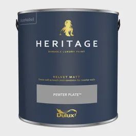 DULUX HERITAGE MATT PEWTER PLATE 2.5L