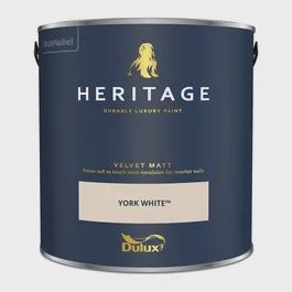 DULUX HERITAGE MATT YORK WHITE 2.5L
