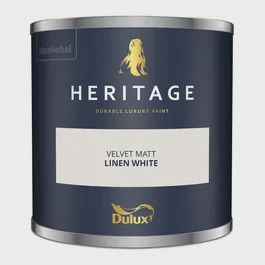 DULUX HERITAGE TESTER LINEN WHITE 125ML