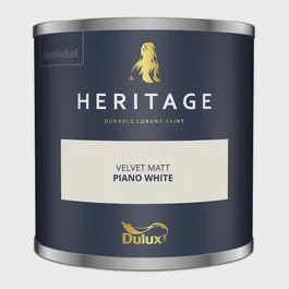 DULUX HERITAGE TESTER PIANO WHITE 125ML