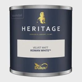DULUX HERITAGE TESTER ROMAN WHITE 125ML