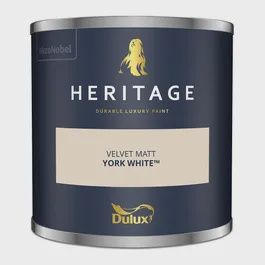 DULUX HERITAGE TESTER YORK WHITE 125ML