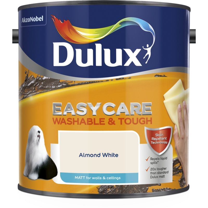 DULUX EASYCARE ALMOND WHITE 2.5LT