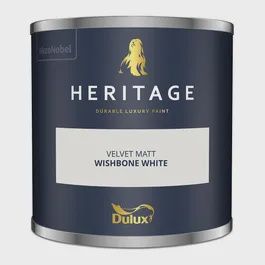 DULUX HERITAGE TESTER WISHBONE WHITE 125ML