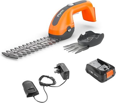 FLYMO 18V SIMPLI GRASS SHEARS &amp; 2AH BATTERY &amp; CHARGER