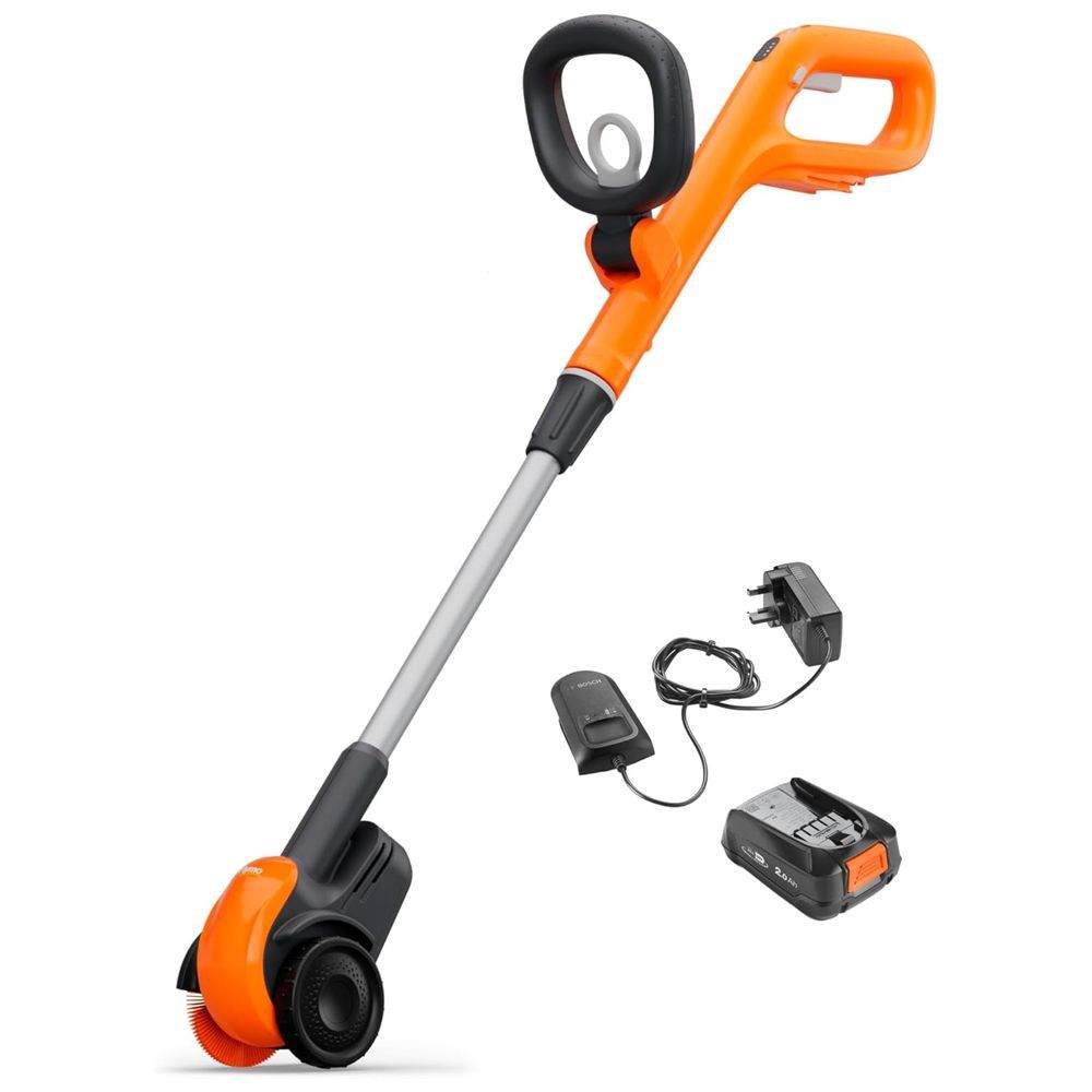 FLYMO 18V EASI WEEDER 18V &amp; 2AH BATTERY &amp; CHARGER