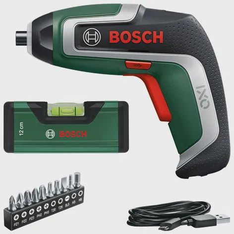 Bosch Cordless screwdriver 3.6v + level set