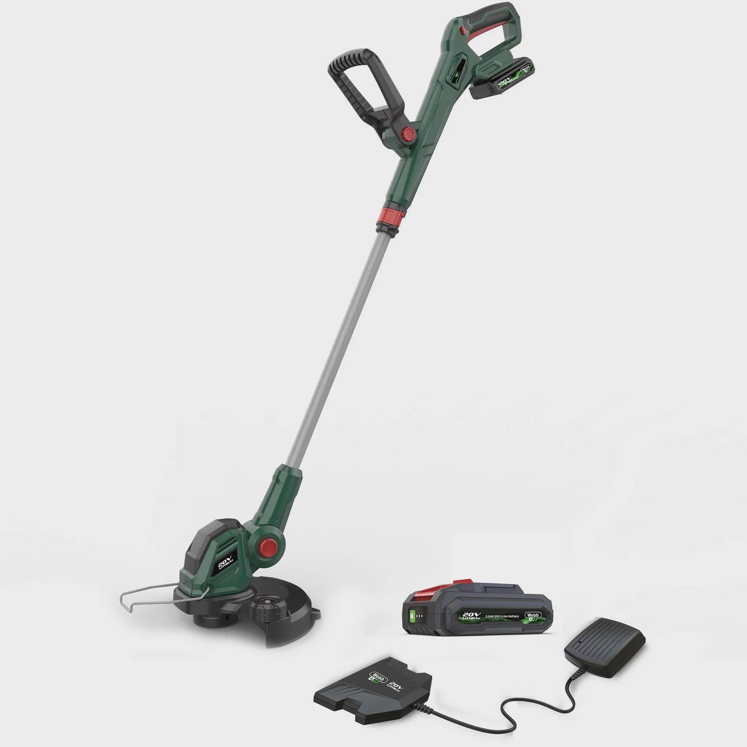 Webb 20V 30cm (12&quot;) Cordless Linetrimmer (2AH Battery &amp; Charger)