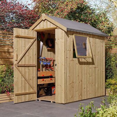 Heritage 6 x 4 Single Door Shed