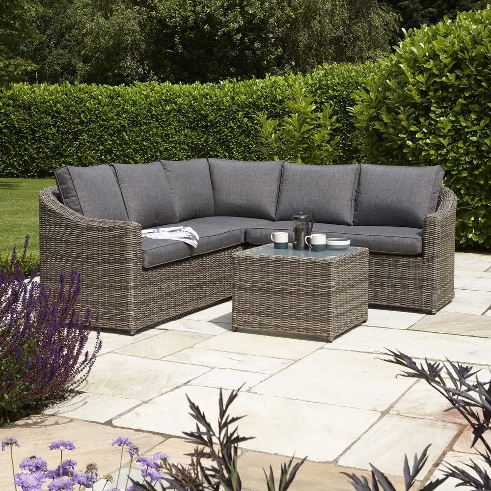 Bunbury Corner Set Natural Weave