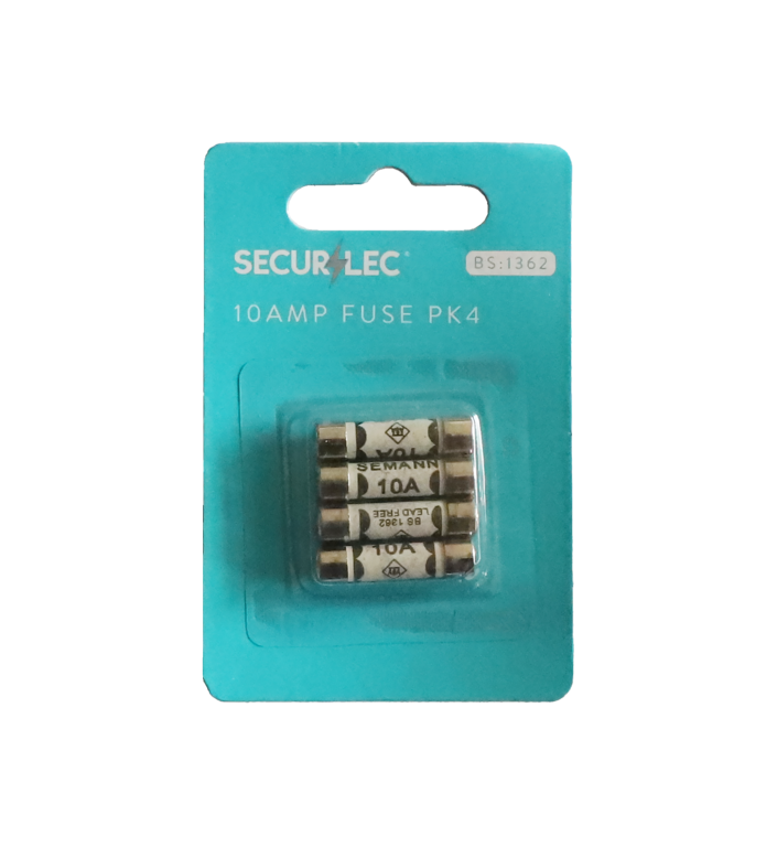 10 AMP PLUG FUSES PK4