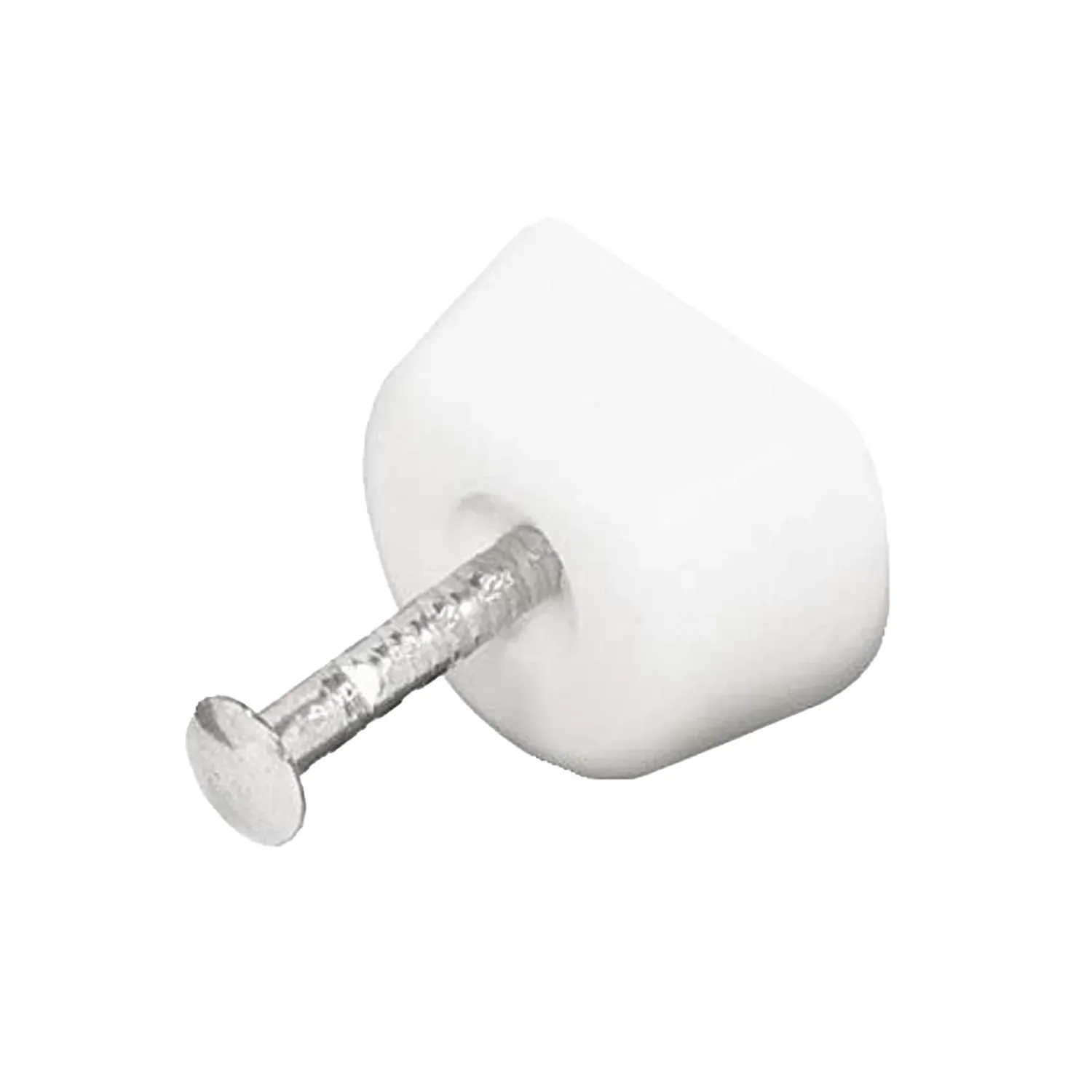 (X10) WHITE NAIL IN SHELF SUPPORT
