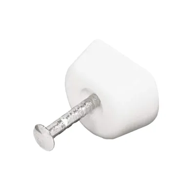 (X10) WHITE NAIL IN SHELF SUPPORT