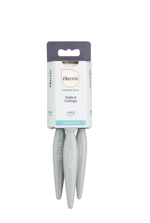 HARRIS ESSENTIALS 3 PACK EMULSION BRUSHES