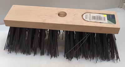 13” Black PVC Yard Broom