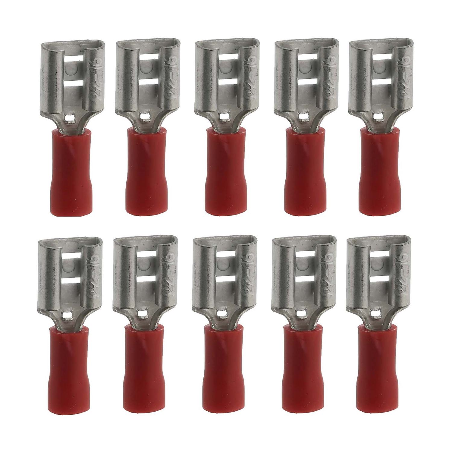 1.5MM FEMALE PUSH ON CONNECTOR RED